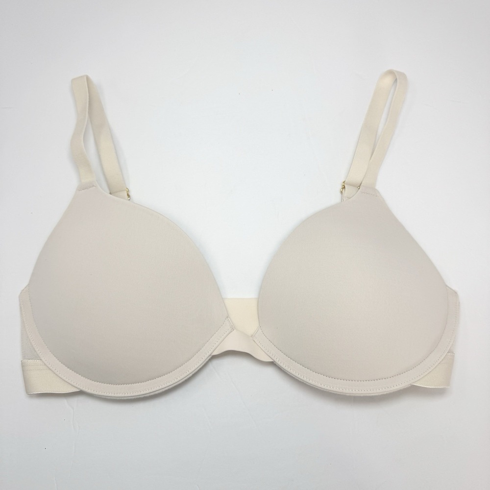 PEPPER Lift Up Bra Size 36B Ecru Cream Push Up EXCELLENT